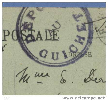 Kaart  Verzonden Met Stempel MERU Met Stempel DEPOSE AU GUICHET - Storia Postale