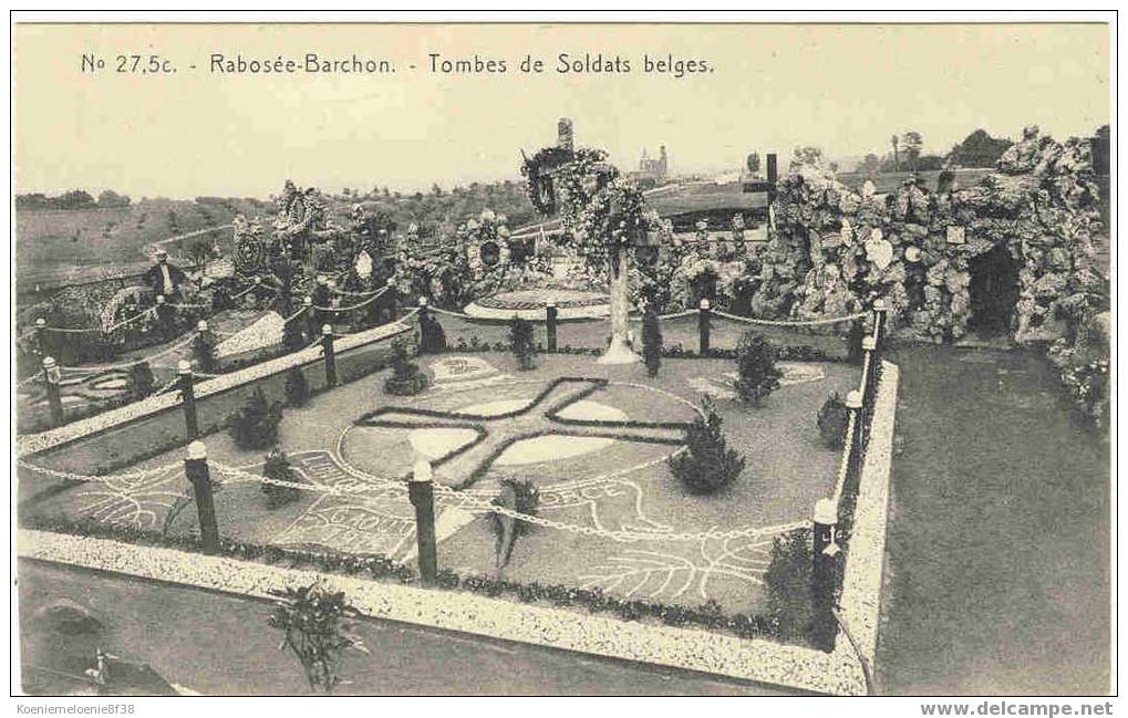 RABOSEE-BARCHON  - TOMBES DE SOLDATS BELGES - Blegny