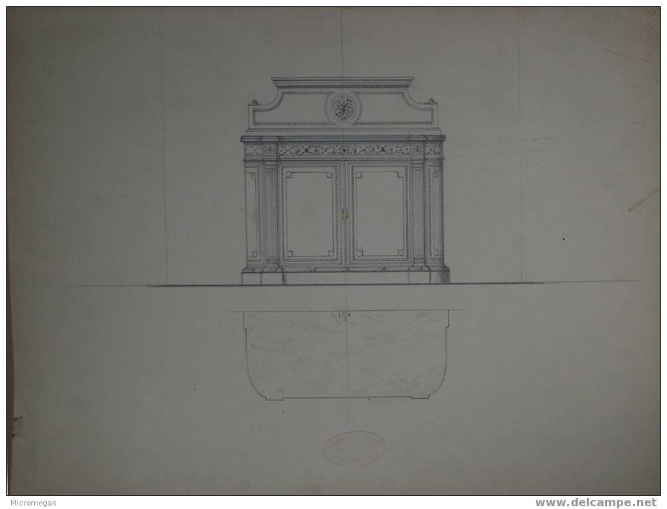 Dessin Ancien D´ébénisterie - Drawings