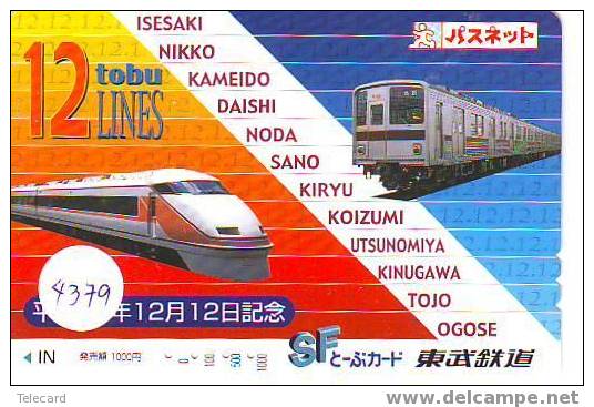 Trein (4379) Train Trenes Zug Eisenbahn Locomotive Locomotif Japon - Treinen