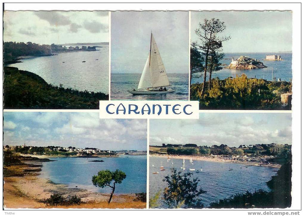 CARANTEC Ses Plages Et Son Site - Carte 5 Vues - JOS MX 6537 - Carantec