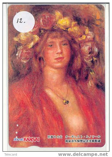 Carte Art Peinture RENOIR - Portrait De Femme  - Painting Malerei Pintura Schilderij - (12) - Painting