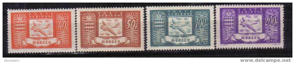 Monaco:1946 Yvert PA15-8mnh** - Airmail