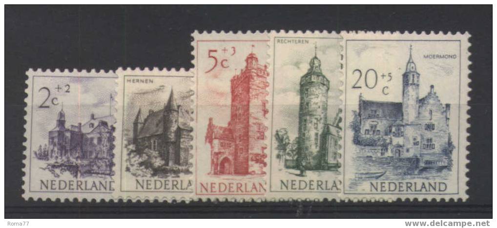 OLANDA 1951, Unificato Serie N. 554/558  *** - Unused Stamps