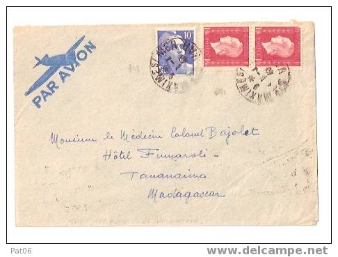 VAR    (83)  Ste Maxime 2°DEFINITIVE + PROVISOIRE LIBERATION - 1927-1959 Lettres & Documents