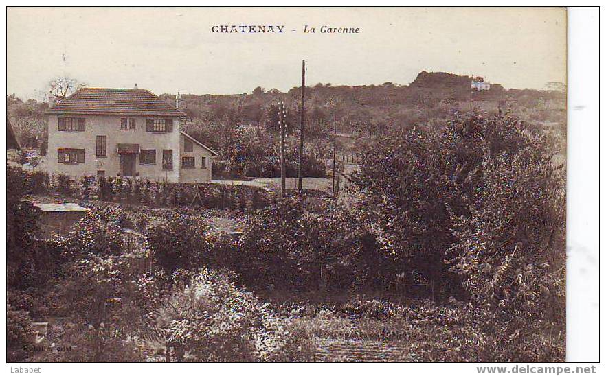 CHATENAY    LA GARENNE - Chatenay Malabry