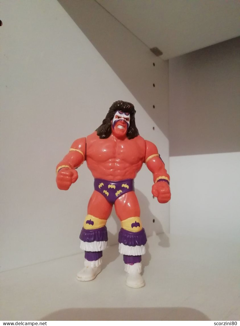 WWF WRESTLING Ultimate Warrior HASBRO ACTION FIGURE - Bekleidung, Souvenirs Und Sonstige