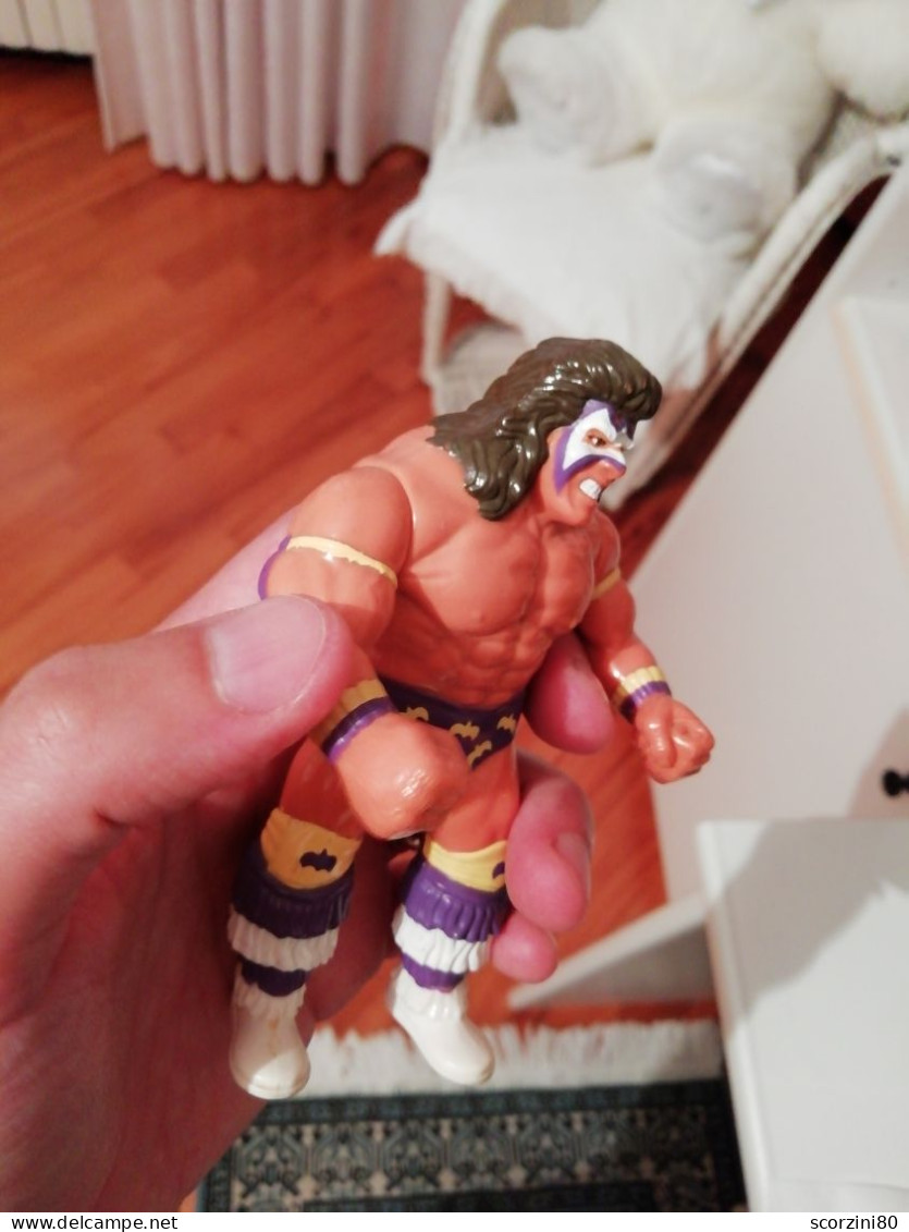 WWF WRESTLING Ultimate Warrior HASBRO ACTION FIGURE - Uniformes Recordatorios & Misc