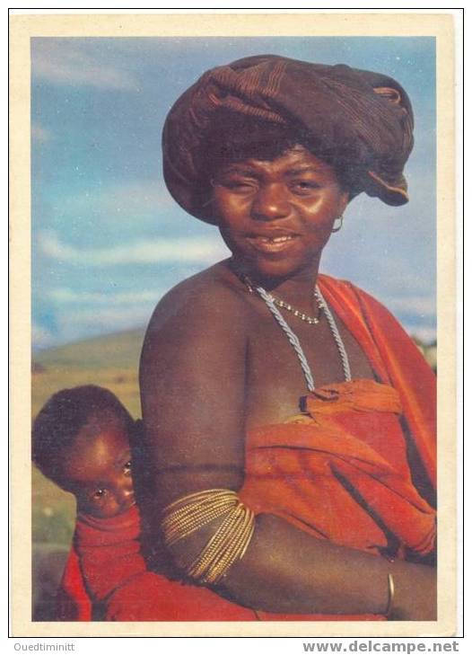 Bantu Life.Xhosa Mother And Child.Transkei. - Afrique Du Sud
