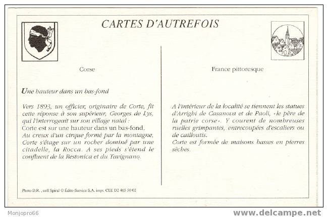 Reproduction CPA De Corté - Corte