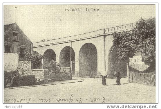 Reproduction CPA De Triel Sur Seine, Le Viaduc - Triel Sur Seine