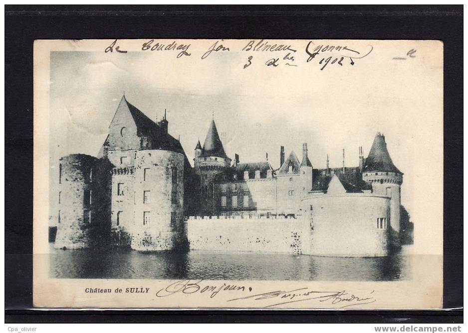 45 SULLY SUR LOIRE Chateau, Ed ?, 1902 - Sully Sur Loire