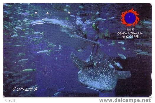 Télécarte Japon / Osaka Aquarium DAUPHIN - DOLPHIN Japan Phonecard - DELPHIN DELFIN Telefonkarte - 10 - Delfines