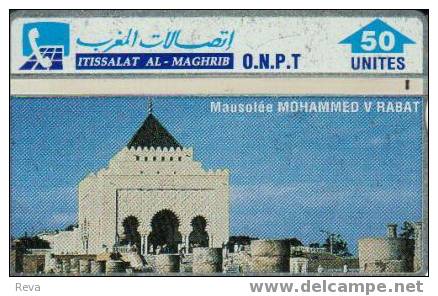 MOROCCO  50 U  MAUSOLEUM  OF MOHAMMET V  L & G MOR-02  CODE:203A   SPECIAL PRICE !!! READ DESXCRIPTION ! - Maroc