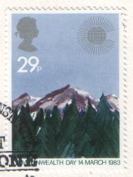 Fdc Gb 1983 Climat & Météorologie Illustration Saison Hiver Commonwealth Day Peinture - Climate & Meteorology