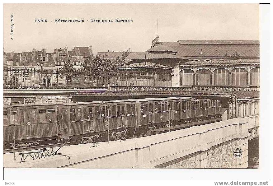 PARIS GARE DL LA BASTILLE METROPOLITAIN REF 3579 - Subway