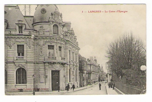 HAUTE-MARNE  /  LANGRES  /  LA  CAISSE  D´ EPARGNE         ( Petite Animation ) - Banks