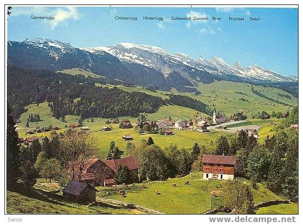 Wildhaus Im Obertoggenburg Mit Churfirsten - Wil