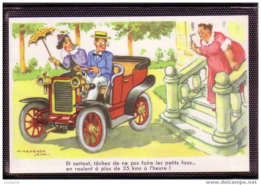 CHAPERON Jean / (Lire Légende S.v.p.)  / Thème Automobile - Chaperon, Jean