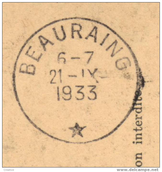 LA GROTTE ET LIEU DES APPARITIONS  1933 Beauraing - Beauraing