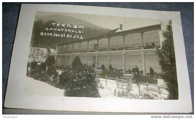 Romania,Sanatorium,Hospital,Terace,Original Photo,vintage Postcard - Roumanie