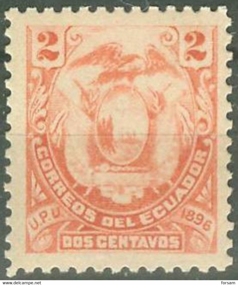 ECUADOR..1896..Michel # 55 X...MLH. - Ecuador