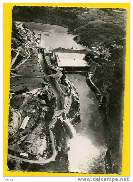 Le Barrage De GENISSIAT SUR LE RHONE. Affranchie En 1956 - Génissiat