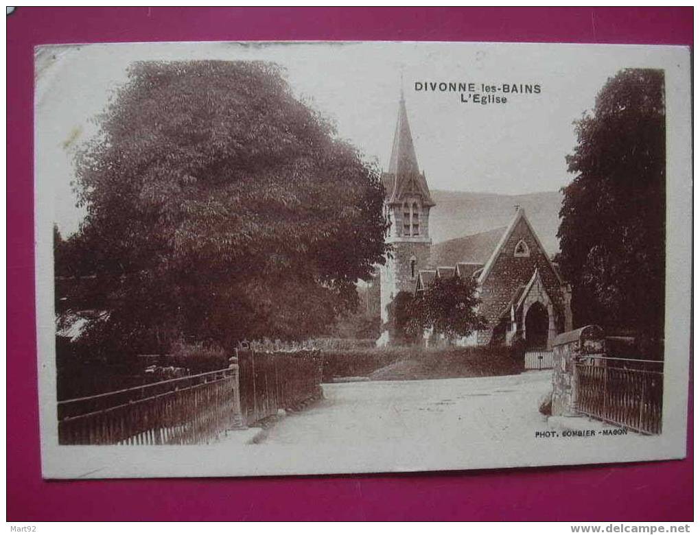 01 DIVONNES LES BAINS EGLISE - Divonne Les Bains