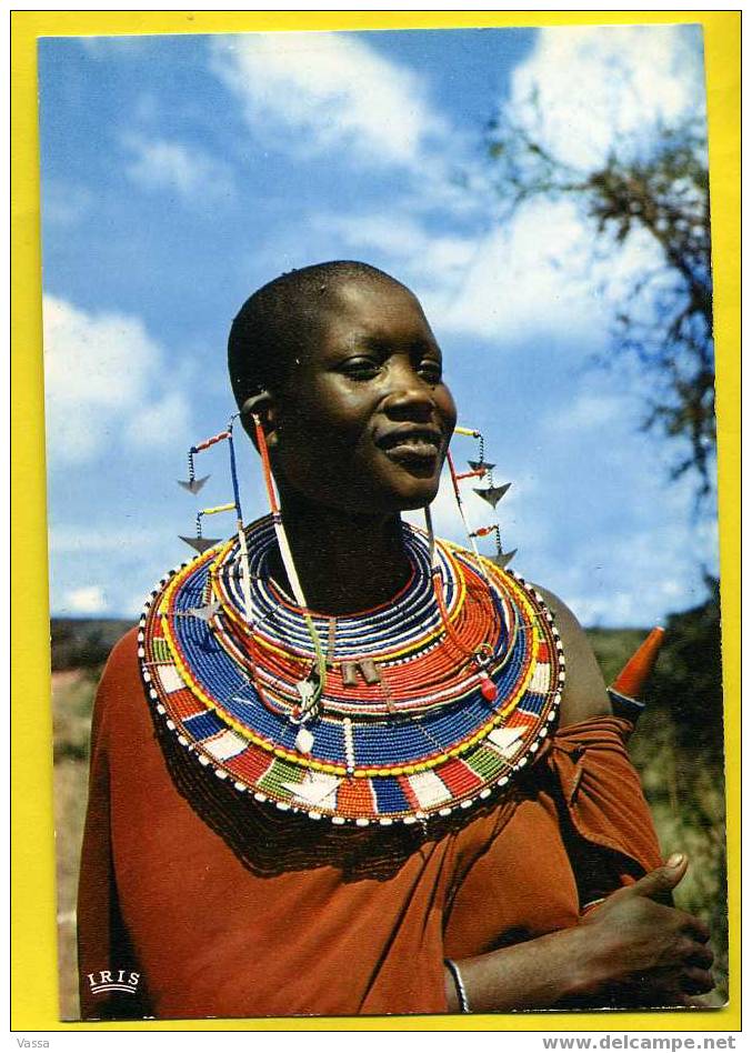 East Africa. Masat Woman .IRIS. 5155 .KENYA - Kenya