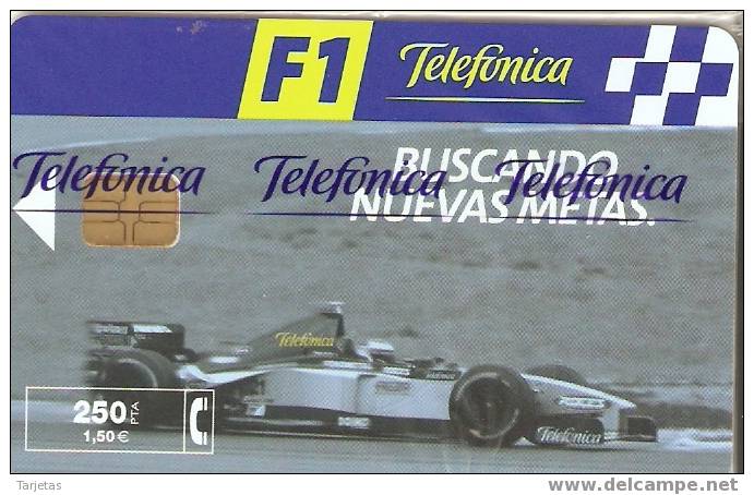 P-383 TARJETA COCHE FORMULA 1 DEL 5/99 Y TIRADA 14000 - Privé-uitgaven