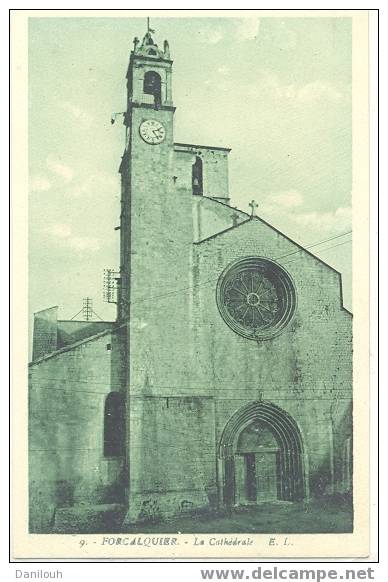 04 - FORCALQUIER La Cathédrale, EL 9 - Forcalquier