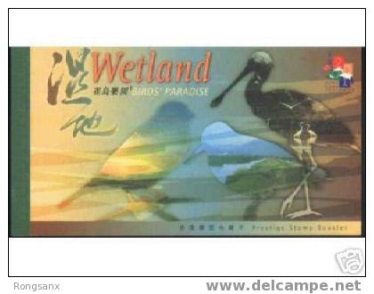 2000 HONG KONG WETLAND BIRDS BOOKLET - Markenheftchen