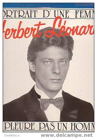 Herbert LEONARD  :   MAXI 45  :  " CA PLEURE PAS UN HOMME "  ( HORS COMMERCE  ) - 45 T - Maxi-Single