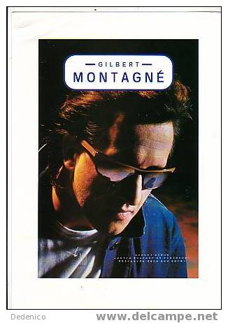 Gilbert MONTAGNE : TRES RARE PROMO MAXI 45T  : " PERDU DANS NEW YORK  " - 45 T - Maxi-Single