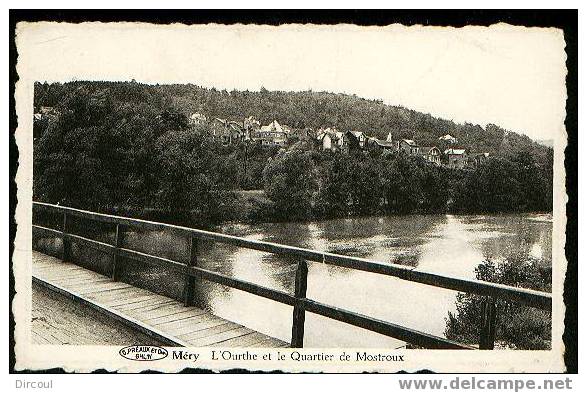 5491 -  Méry Tilff  L'ourthe Et Le Quartier De Mostroux - Esneux