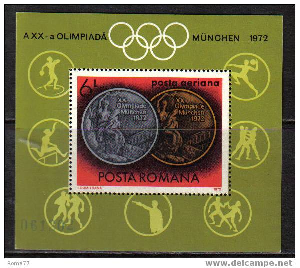 36 - ROMANIA , OLIMPIADI MONACO 1972 : B.F. 101   *** - Ete 1964: Tokyo