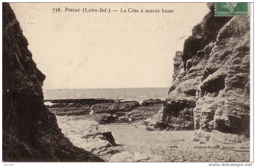 44 PIRIAC La Côte à Marée Basse - Piriac Sur Mer