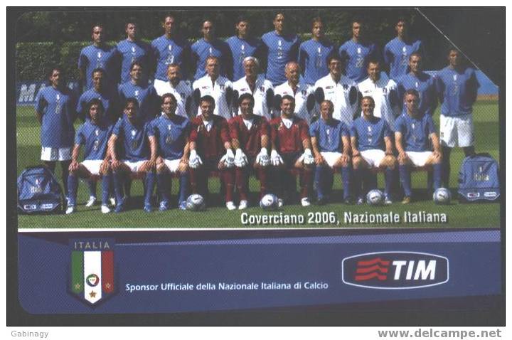 ITALY - C&C CATALOGUE - F4292 - FOOTBALL SET 1/8 - NATIONAL TEAM - Öff. Themen-TK
