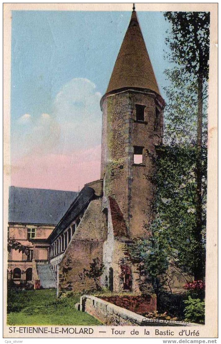 42 ST ETIENNE LE MOLARD (envs Boen) Tour De Bastic Urfé, Colorisée, Ed ?, 1912? - Autres & Non Classés