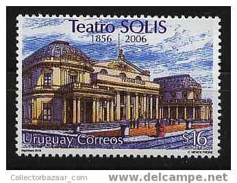 Uruguay MNH STAMP SOLIS THEATRE - Teatro