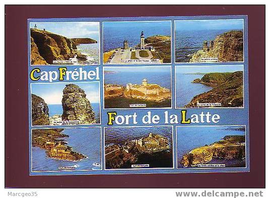 16257 Cap Fréhel - Fort De La Latte Multivue N°C4 édit.Artaud Belle Cpsm - Cap Frehel