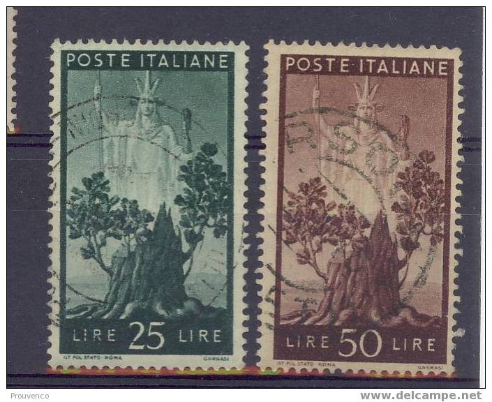 Italia-italie-italy 1945 - Serie Courante Tb ++ - Afgestempeld