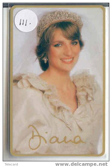 PRINCES DIANA Op Telefoonkaart - Lady Di - Princesse Diana (111) - Personajes