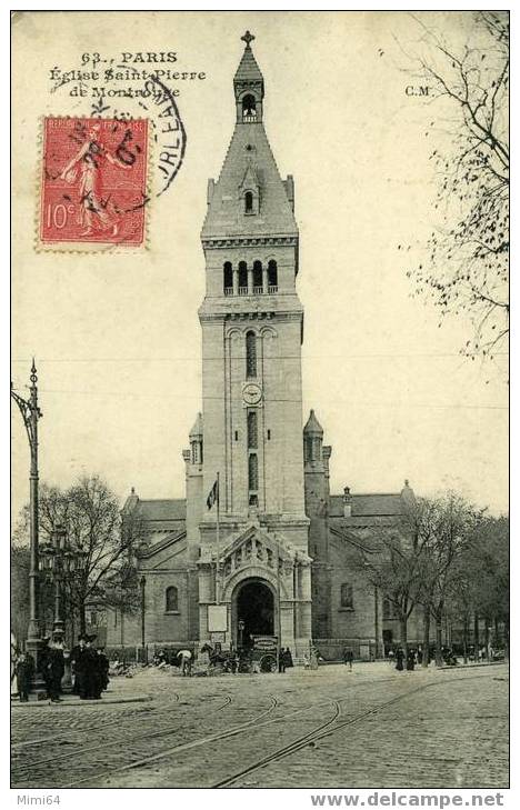 75 . PARIS . 15 Eme . L´EGLISE SAINT-PIERRE DE MONTROUGE . - Arrondissement: 14