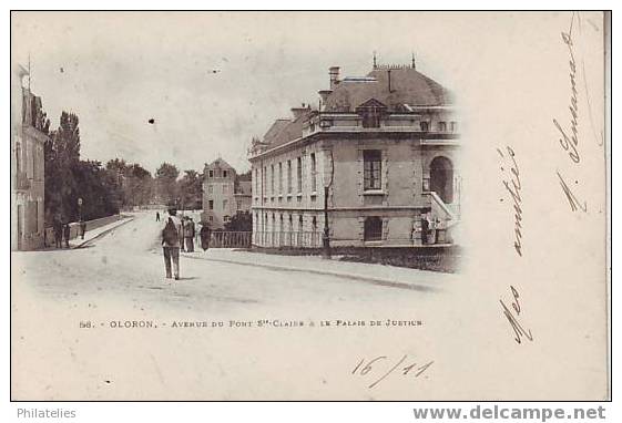 OLORON   PALAIS DE JUSTICE  1905 - Oloron Sainte Marie
