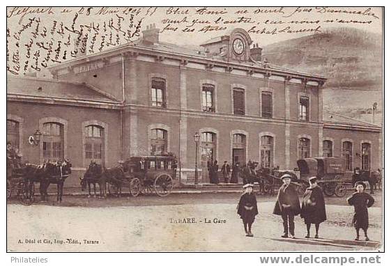 TARARE  LA  GARE  1905 - Tarare