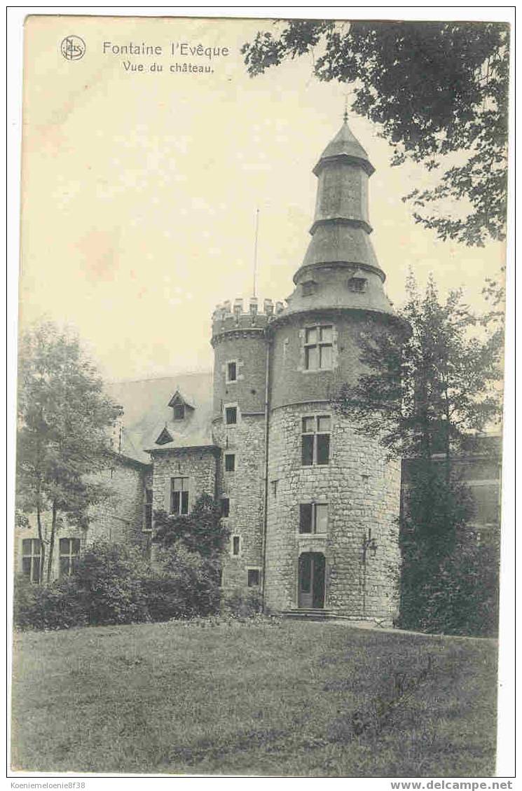 FONTAINE L'EVEQUE - VUE DU CHATEAU - Fontaine-l'Evêque