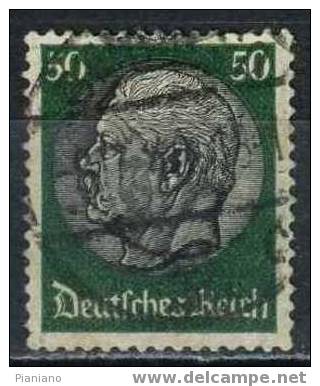 PIA - GER - 1933-36 - Presidente Hindemburg - Filigrana E - (Yv 496) - Used Stamps