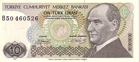 TURQUIE   10 Lira   Daté De 1970   Pick 193    ******BILLET  NEUF****** - Turquie