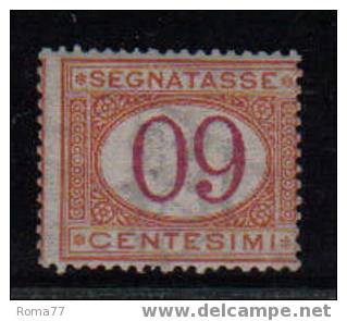 SS1265 - REGNO , Segnatasse Varietà : Cifra Capovolta N. 26a   * R. DIENA - Taxe